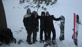 Group Picture @ Russet Lake Hut